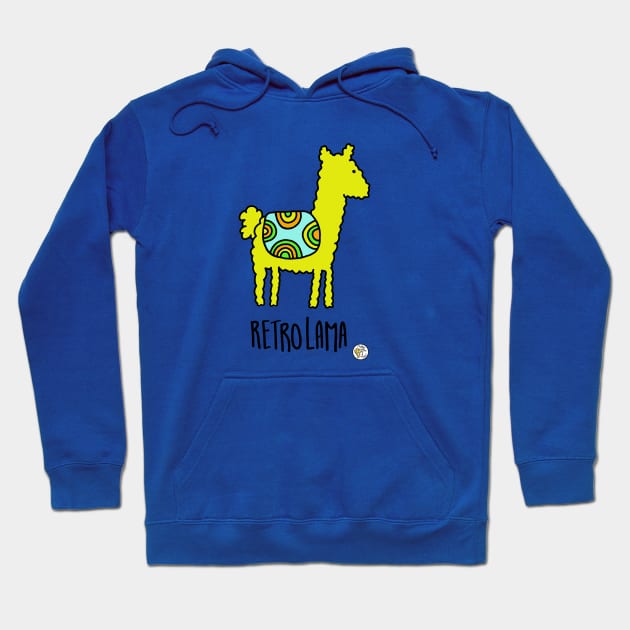 Yellow lama Hoodie by Mellowdays